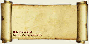 Nikodije Michaud vizit kartica